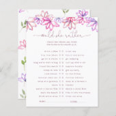 Pink Watercolor Brautparty (Vorne/Hinten)