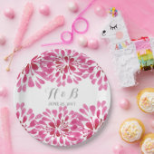 Pink Watercolor Chrysanthemum Paper Teller (Party)