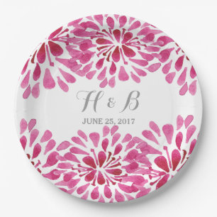 Pink Watercolor Chrysanthemum Paper Teller