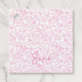 Pink Watercolor Design NAME Sweet Baby Girl Geschenkanhänger