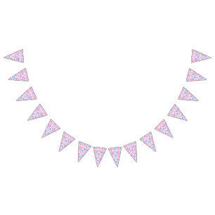 Pink Watercolor Dinosaurier Birthday Baby Dusche Wimpelkette