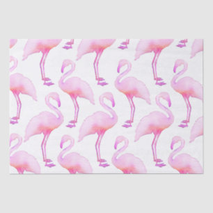 Pink Watercolor Flamingo Tissue Seidenpapier