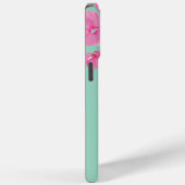 Pink Watercolor Floral Case-Mate iPhone Hülle (Rückseite / Rechts)