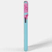 Pink Watercolor Floral Case-Mate iPhone Hülle (Rückseite / Rechts)