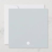 Pink Watercolor Florals Angel Wings Baby Dusche Einladung (Rückseite)