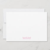 Pink Watercolor Foto Kinderankündigungen Ankündigung (Rückseite)