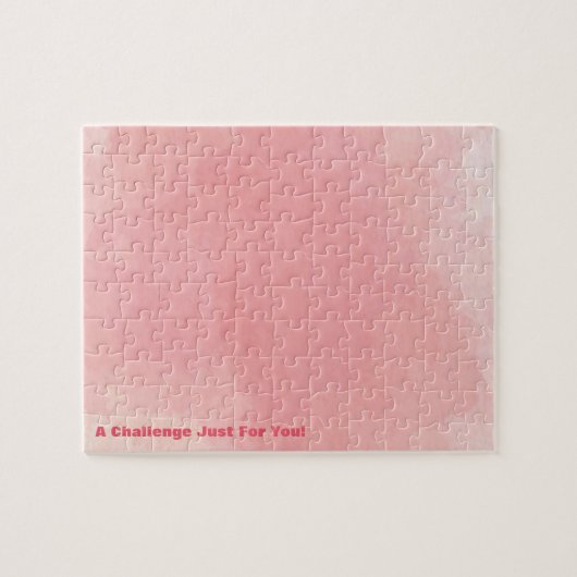 Pink Watercolor Frustriating Puzzle (Horizontal)