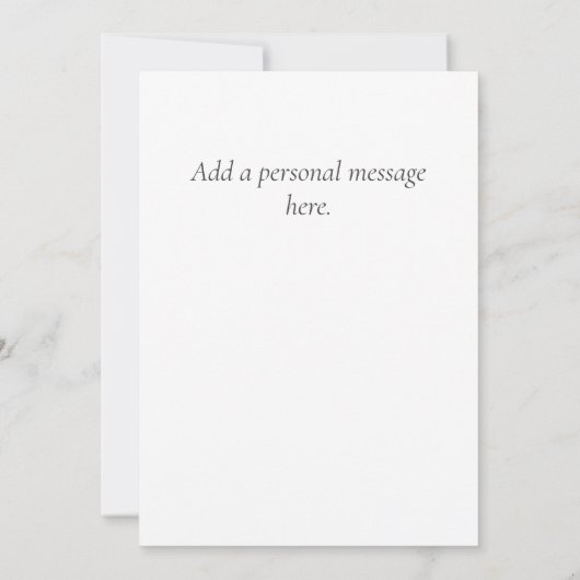 Pink Watercolor & Gold Foil Trim Danke Karte (Rückseite)