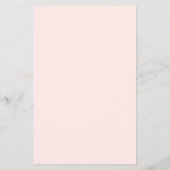 Pink Watercolor Gold Frame Candy Bar Wrapper Flyer (Hinten)