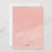 Pink Watercolor Hallelujah Weihnachten (Rückseite)