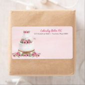 Pink Watercolor Hochzeitstorte (Insitu)