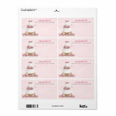 Pink Watercolor Hochzeitstorte (Vorne)