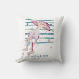 PINK WATERCOLOR JELLYFISH, STRAND, AVALON KISSEN