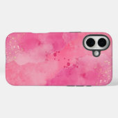 Pink Watercolor Linktree | Case-Mate iPhone Hülle (Rückseite (Horizontal))