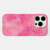Pink Watercolor Linktree | Case-Mate iPhone Hülle (Rückseite (Horizontal))