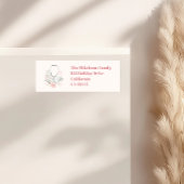 Pink Watercolor Nursing School Graduate