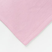 Pink Watercolor Ombre Fleecedecke (Ecke)