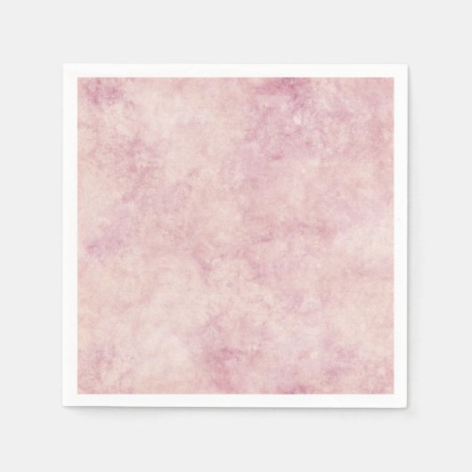 Pink Watercolor Pastell Serviette (Vorderseite)