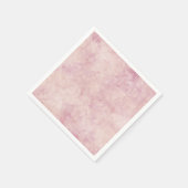Pink Watercolor Pastell Serviette (Ecke)