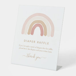 Pink Watercolor Rainbow Baby Dusche Windelwanne Wi Sockelschild