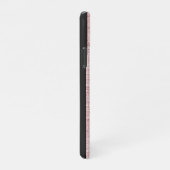 Pink Watercolor Rentier, Snowman Frohe Weihnachten iPhone Hülle (Rechte Seite)