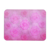 PINK Watercolor Rose Magnet (Horizontal)