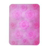 PINK Watercolor Rose Magnet (Vertikal)