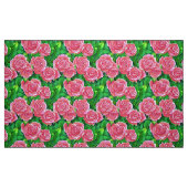 Pink Watercolor Rose Muster Stoff (Fat Quarter (45,7 x 55,9 cm))