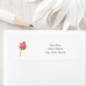 Pink Watercolor Rosenknospe (Insitu)