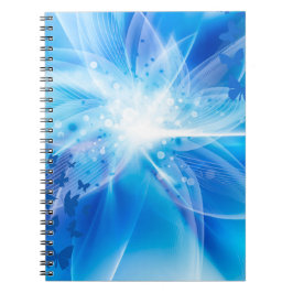 Pink Watercolor Spiral Foto Notebook (80 Seiten) Notizblock