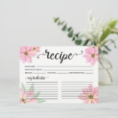 Pink Watercolor Tulips Hochzeit (Stehend Vorderseite)