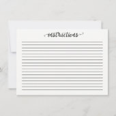 Pink Watercolor Tulips Hochzeit (Rückseite)