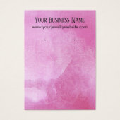 Pink Watercolor Wash Mandala Ohrring-Karten (Vorderseite)