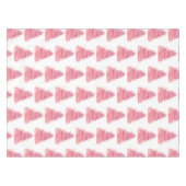 Pink Watercolor Weihnachtsbaum Tischdecke (Vorderseite (Horizontal))