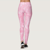 Pink Watercolor-Wirbel Leggings (Rückseite)