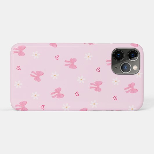 pink watercolour playful floral phone case (Rückseite (Horizontal))