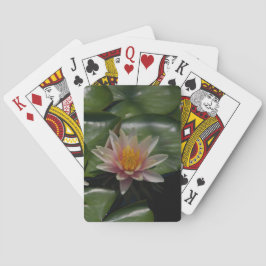 Pink Waterlily Lotus Playing Card Spielkarten