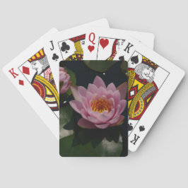 Pink Waterlily Lotus Playing Cards Spielkarten