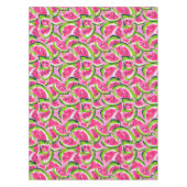 Pink Watermelon Fruit Slices Pattern Preppy Tischdecke (Vorderseite)