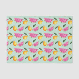 Pink Watermelon & Lemons (Design 29 Pink Series) Seidenpapier