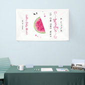Pink Watermelon Little Sweetie Baby Dusche Empfang Banner (Messeveranstaltung)