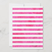 Pink Watermelon Little Sweetie Baby Dusche Invitat Einladung (Rückseite)