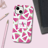 Pink Watermelon Muster Erstname Case-Mate iPhone Hülle