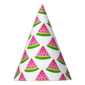 Pink Watermelon Muster Partyhütchen (Vorderseite)