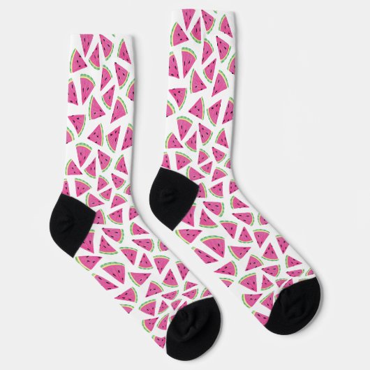 Pink Watermelon Muster Socken (Rechts)