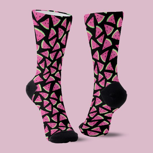 Pink Watermelon Muster Socken