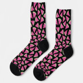 Pink Watermelon Muster Socken (Linkes Detail)
