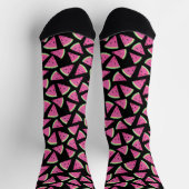 Pink Watermelon Muster Socken (Oben)