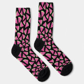 Pink Watermelon Muster Socken (Rechts)
