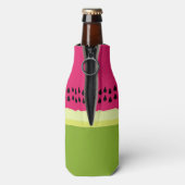 Pink Watermelon Slice Flasche Cooler Flaschenkühler (Flasche Rückseite)